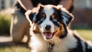 raising australian shepherd puppy